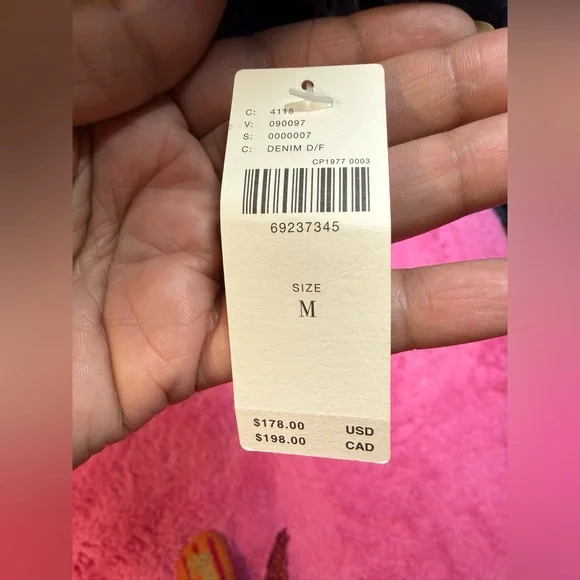 NWT Anthropologie Pilcro Draped Denim Duster Jacket - Picture 6 of 6